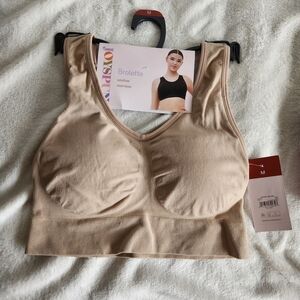 Girl's medium Beige bralette